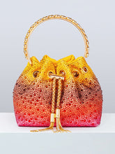 Mae Diamond Tassel Bucket Handbag